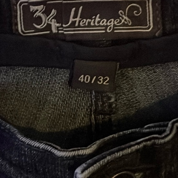 Men’s Size ( 40 / 32 ) 34 HERITAGE JEANS - Picture 3 of 5